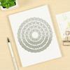 Vintage Circle Lace Border DIY Die Cut for Paper Coasters Mats Cutting Die Embossing Templates for Photo Scrapbook Craft