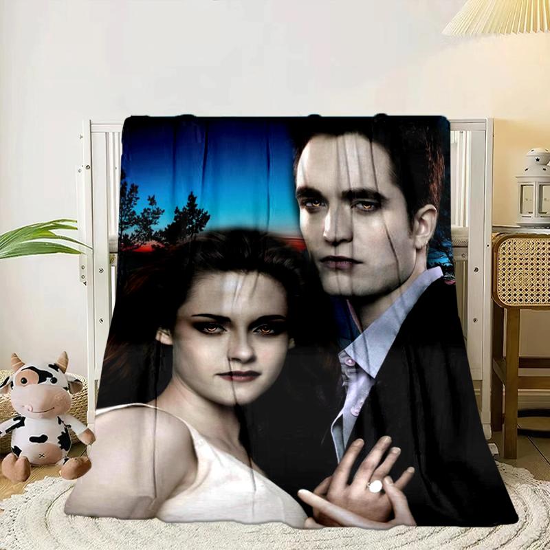 

vampire Saga Romance Blanket Flannel Blanket for bed, sofa, Camping, Hiking, Picnic Essentials, gift for family Fan gifts 75x90cm