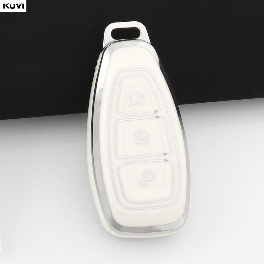 

New Tpu Car Remote Smart Key Case Cover Shell For Ford Fiesta Focus 3 4 Mondeo Ecosport Kuga Focus St Holder Fob Accessories