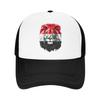Iraqi Flag Iraq Pride Lion Face Iraq Flag Mesh Baseball Caps Unisex Women Outdoor Sun Hat  Dad Hat Breathable Summer Trucker Hats