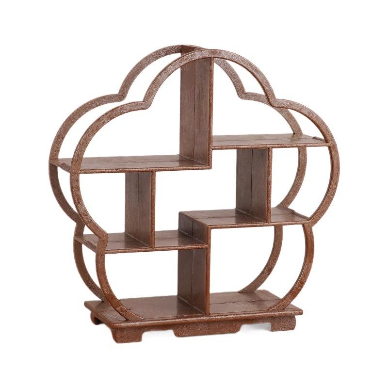 Good-Looking Chinese Retro Simulation Plum Blossom Bogu Frame Doll House Children'S Play House Toy Shooting Model Small Ornament