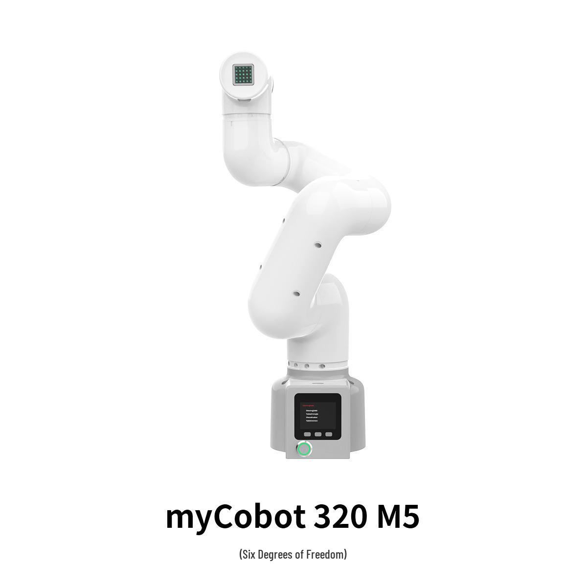 Робот-слон myCobot 320 M5 Шестиосевой промышленный роботизированный манипулятор с искусственным интеллектом и коллаборативным захватом