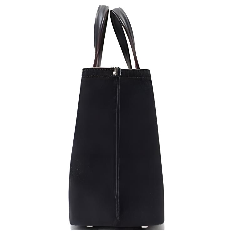 Coach Willow 24 Magnetic Snap Denim Shoulder Crossbody Handbag Medium Women Handbags Black CR708-LHBLK