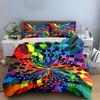 Colorful Abstract Art Decor Set Soft Comfortable Duvet Cover Bedding Set Included 1*Duvet Cover & 2*Pillowcases, Gift