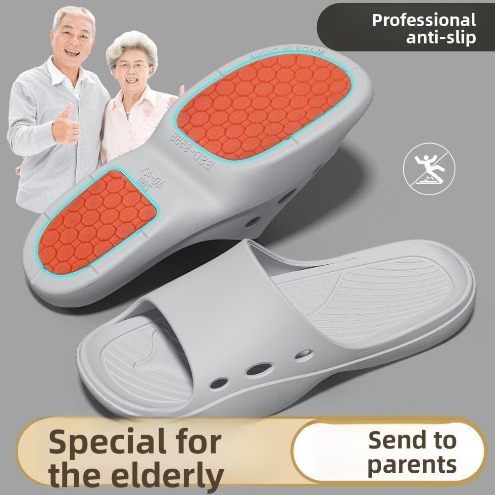 Men's & Women's Summer Non-Slip Bath Slippers, Home Indoor Slippers for Elderly & Pregnant People