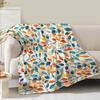 Skull Floral Blanket Gifts for Women Girls Mom Kids Adults Teen Birthday Christmas Valentine Presents Horror Theme Decor Home