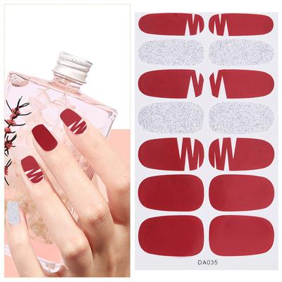 Fully Environmentally Friendly Waterproof Nail Polish Film Nail Sticker
