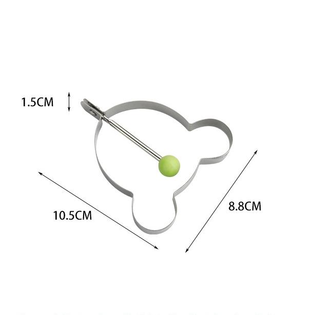 

Форма для жареных яиц в форме сердца из высококачественной нержавеющей стали — идеальное кольцо для омлета и необходимый кухонный аксессуар. Гаджет для кухонных принадлежностей.