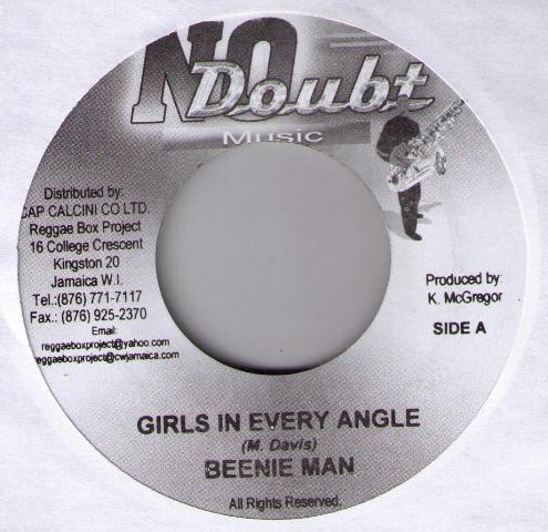 

7inch Record BEENIE MAN / ZUMJAY - Girls In Every Angle / Bad Man NONE No Doubt Music 2005 Jamaica Reggae, Ska & Dub Used