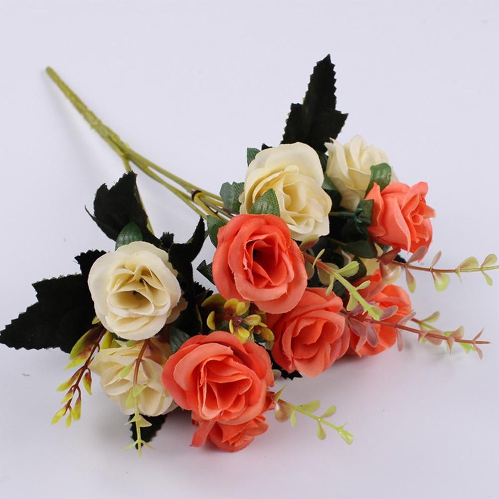 Hassle Elegance Maintenance Artificial Roses for Home Bedroom Hotel