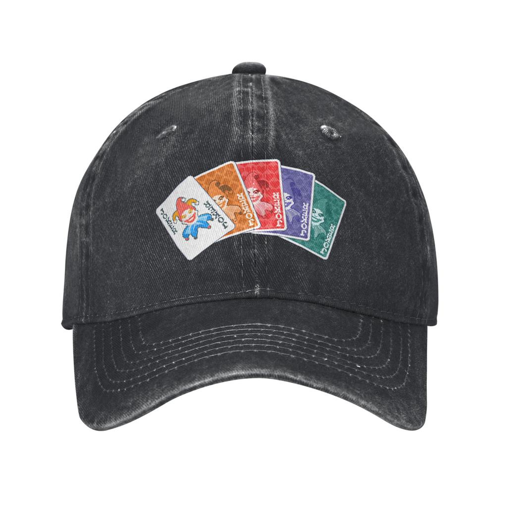 Balatro Game JokerJimbo Men Women Baseball Caps Cards Game Distressed Denim Hats Cap Casual Outdoor Running Adjustable Headwear