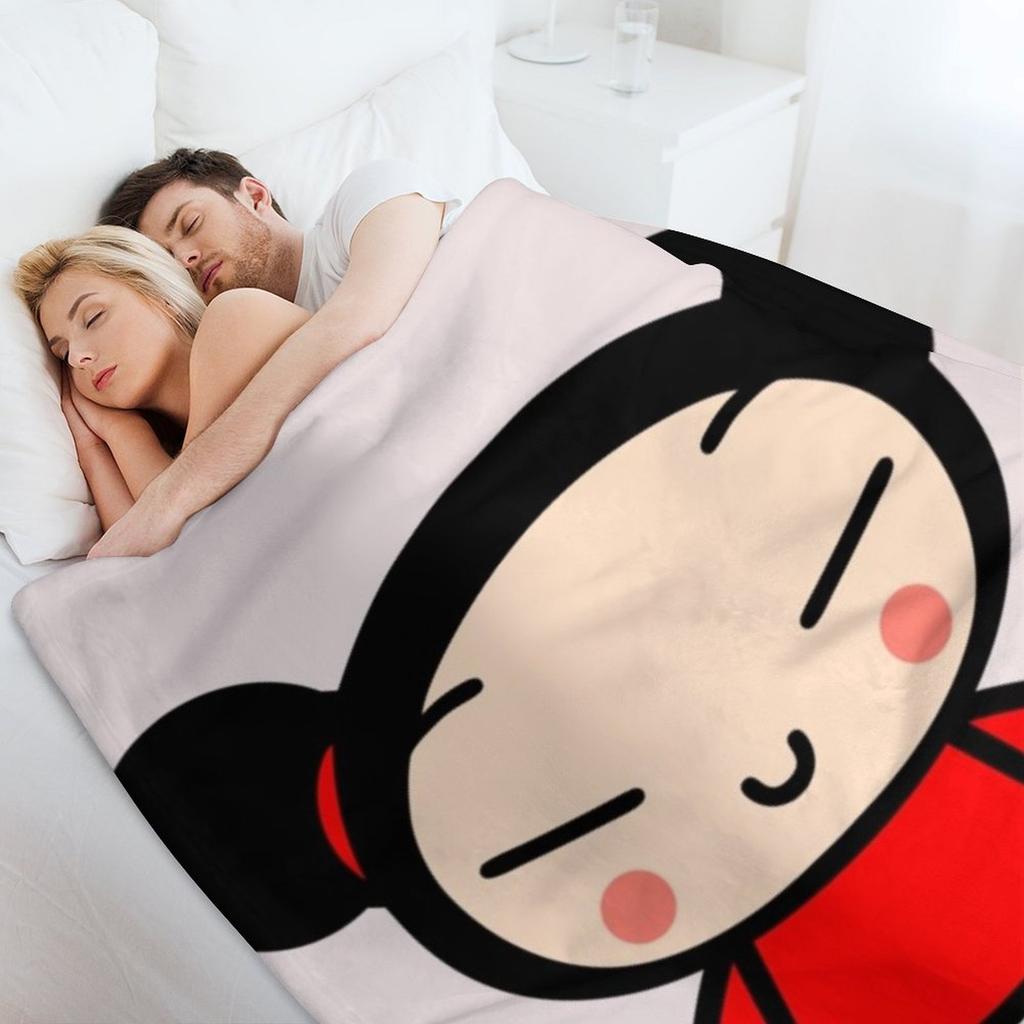 Love Pukka Throw Blanket Plush Furry Sofa Throw Hair Blankets