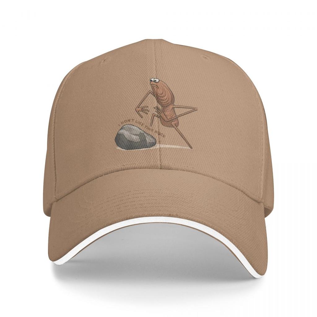 Baseball Caps Funny Marcus The Worm I Don't Like This Rock Meme Awesome Customized FeUnisex Unisex Outdoor Summer Hats