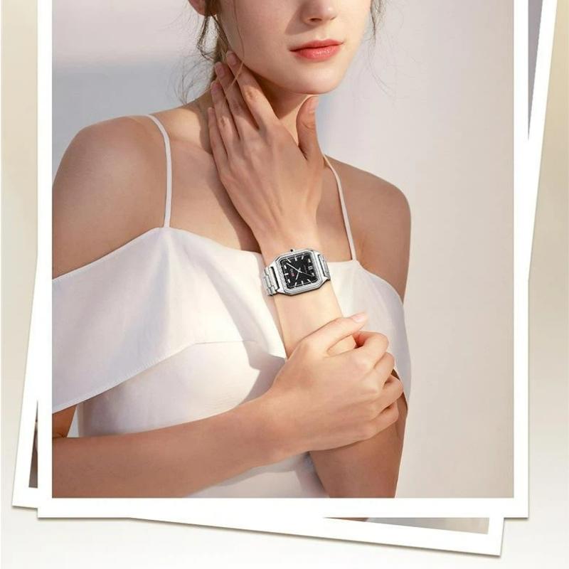 Luxury Original Ladies Watch Luminous Waterproof Date Woman Wristwatch Stainless Steel Women Quartz Watches Female