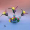 Self-Amusement Cat Toy: Feather Ball, Roly-Poly, Scratch & Bite Resistant, Teaser Stick for Kittens