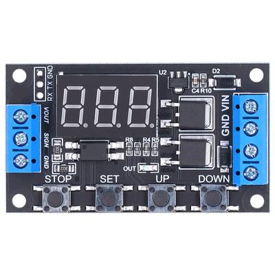 Delay Module Digital Trigger Cycle Timing Delay Module LED Relay Board for Industrial Control