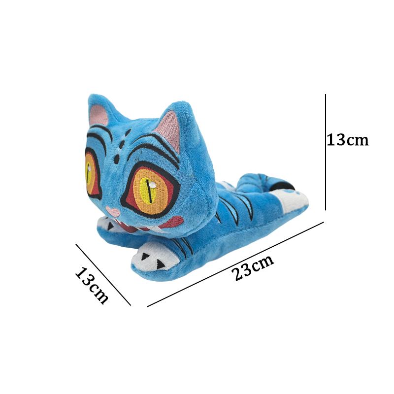 New Demon Tiger Plush Toy Hunters Kpop Soft Toy Blue Tiger Plushie Doll K Pop Stuffed Plushie Toy Christmas Birthday Gift