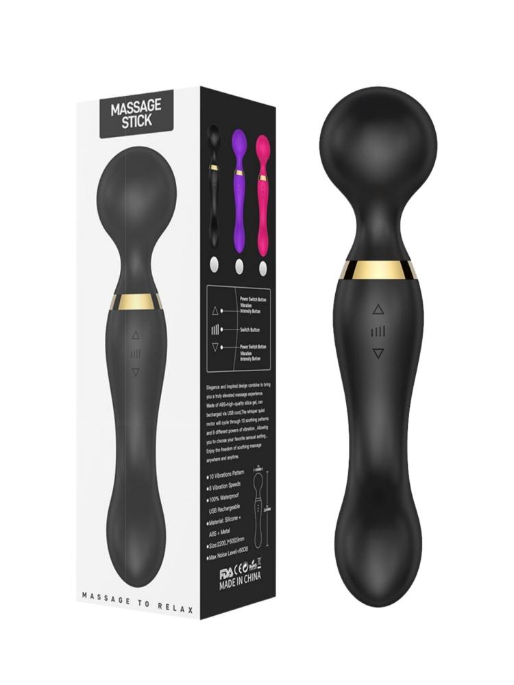 Vibrator Wand,Adult Sex Toy Wand, G Spot Dildo, Clit Vibrator, Sex Vibrators,Clitoris Stimulation,with 8 Speeds & 20 Patterns, F