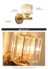 Modern American Crystal Wall Lamp - Bedside, Living Room, Hallway Decorative Light Fixture