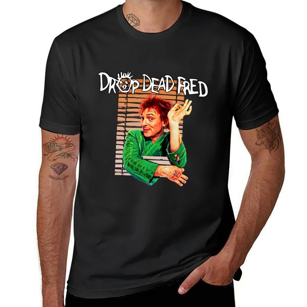 Drop Dead Fred classic Rik T-Shirt anime aesthetic clothes boys whites t shirts for men graphic