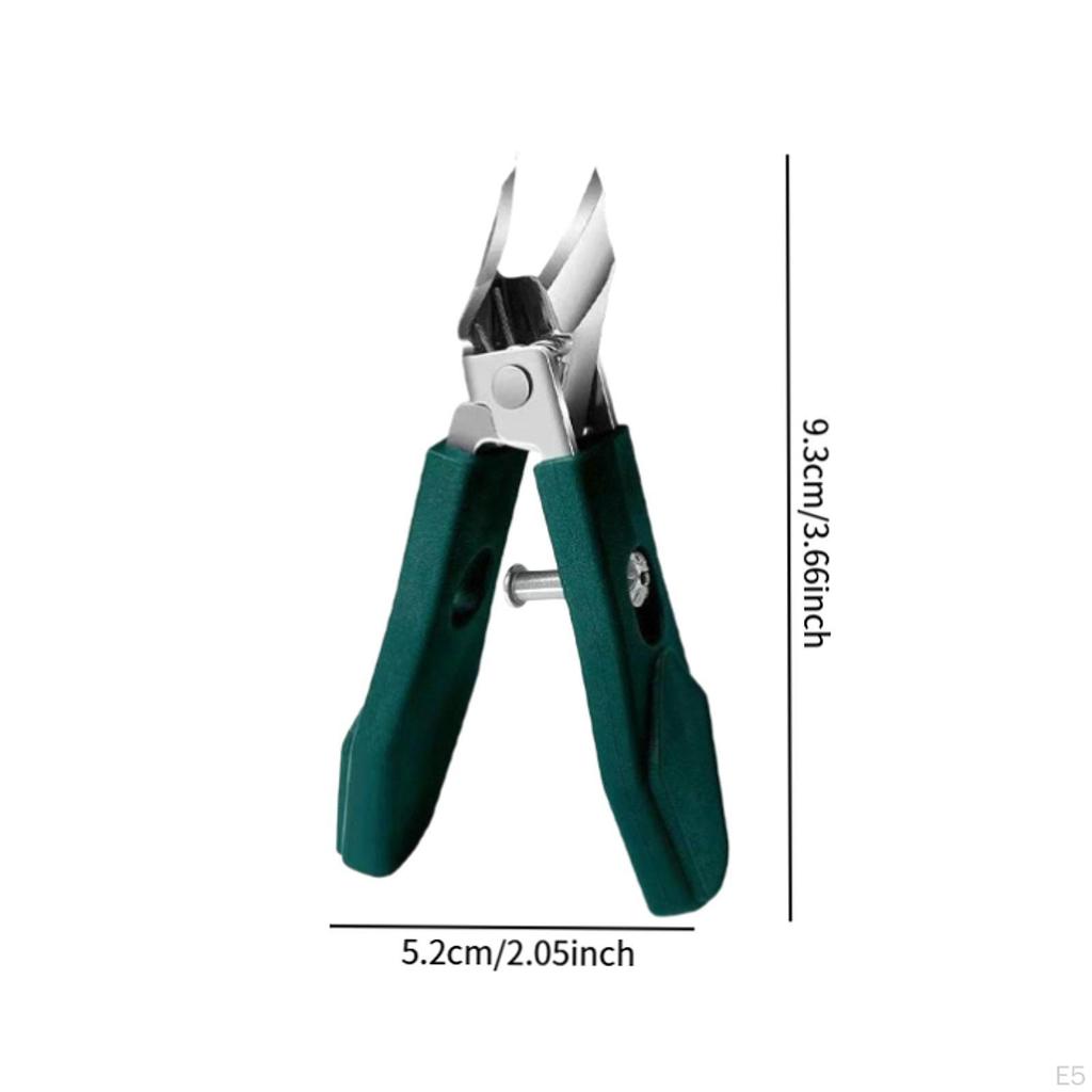 Nail Fingernail Cutter Stainless Steel Trimmer Trimming Tool Wide Jaw Opening for Traveling Elderly