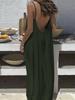 New Women's Strappy Cardigan Loose Backless Home Wear Dress