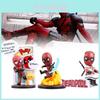 Entzückende Q Deadpool Figur PVC-Material Sammlerstück in verschiedenen bunten Designs für Fans