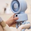 Baby Stroller Fan, Portable Clip On Desk Fan with 9000mAh Rechargeable Battery, 360 Degree Rotation, Timer,   Grip for Camping Travel   Nur