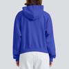 Women's Long Sleeve Solid Loose Zip Hoodie