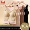 Mao Ren Women's Thermal Lace Trim Camisole with Built-in Bra