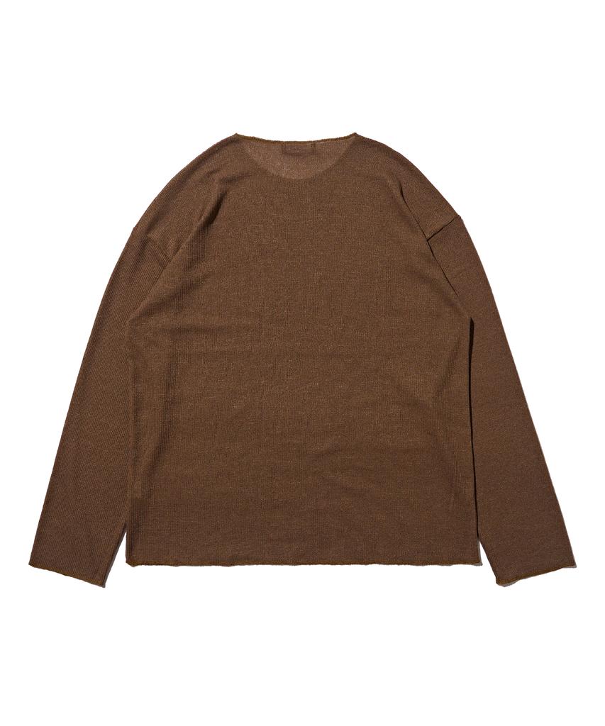CARGOBROS Round Cut Summer Knit (Brown)