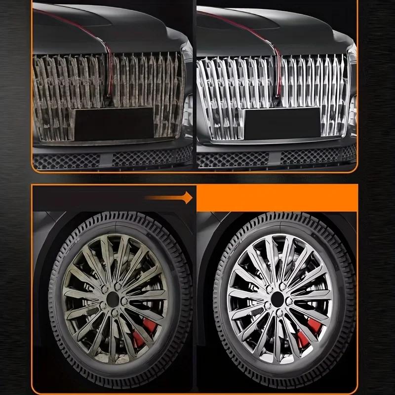 Pasta do naprawy jasnego paska chromowanego samochodu - do listew samochodowych, okien, polerowania galwanicznego, krem do renowacji chromu