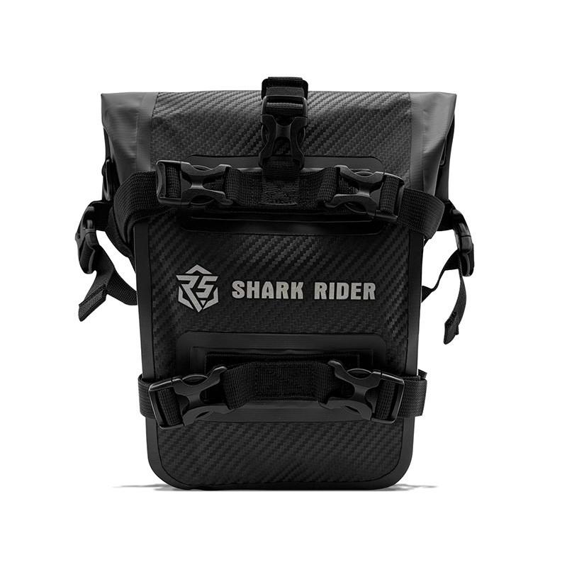 Motorcycle Side Bag Waterproof Quick-Release Crash Bar Mount Pannier Touring Riding 8L PVC 8L IPX-7 Waterproof
