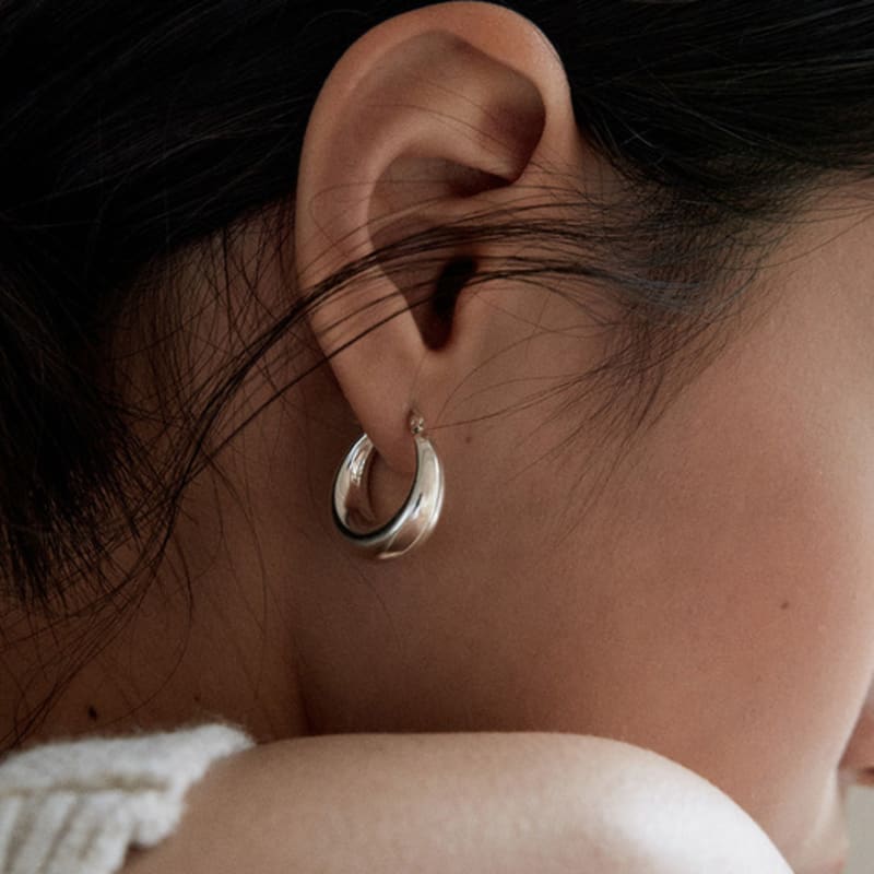 

etrive Crescent Earrings silver