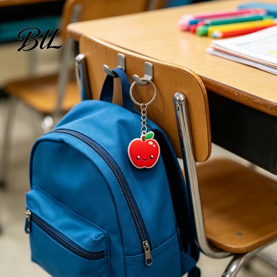 Decorative Acrylic Keychain 8Pcs Back to School Set, Theme Keryring Stationary for Students, Accessories Bags & Backpack Students