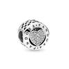 Heart Shaped Diamond Inlaid Bracelet Necklace Charm Women Jewelry 796218CZ