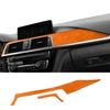 Top Suede For BMW F30 F32 F34 (2013-) Center Console Dashboard trument Panel Trim Sticker Car Interior Tuning Accessories