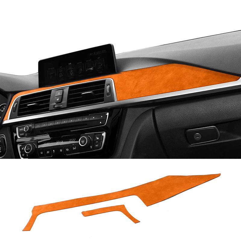 Top Suede For BMW F30 F32 F34 (2013-) Center Console Dashboard trument Panel Trim Sticker Car Interior Tuning Accessories