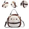 Cute Cat Plush Bag Trendy Zipper Soft Stuffed Toy Gift Travel Purse Shoulder