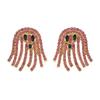 Tassel Ghost Earrings Sparkling Dangle Earrings Cute Halloween Earrings  Daily