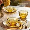 QINGPINGGUO Heat-Resistant Borosilicate Glass Bowl Set
