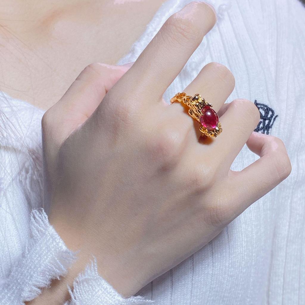 Exquisite 2025 Pixiu Ring: Unique, Retro, Versatile High-End Light Luxury Gold