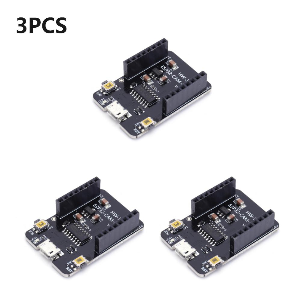 1-30PCS ESP32-CAM WiFi Bluetooth Camera Module Programming Development Board CH340 Serial To USB Backplane TTL Downloader Module