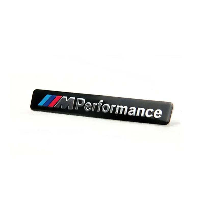 

For BMW 1pcs Metal Labeling M Performance Car Interior Sticker For bmw M Sticker X1 X3 X4 X5 X6 X7 e46 e90 f20 e39 f10 Car acces чёрный