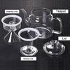 HMLOVE Heat Resistant Glass Teapot Steamed & Boiling Kettle Tea Infuser Filter High Borosilicate Chinese Teawear Pot 1200ml