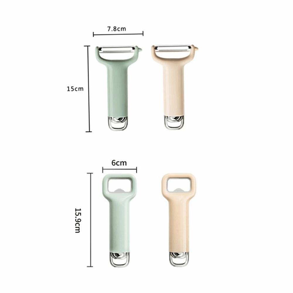Cream Fruit Peeler Handheld Vegetable Peeling Tool Convenient Hanging Bottle Opener  Household