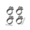 4 Pieces Hose Clamp Pool Adjustable SplitBody for Gardeners