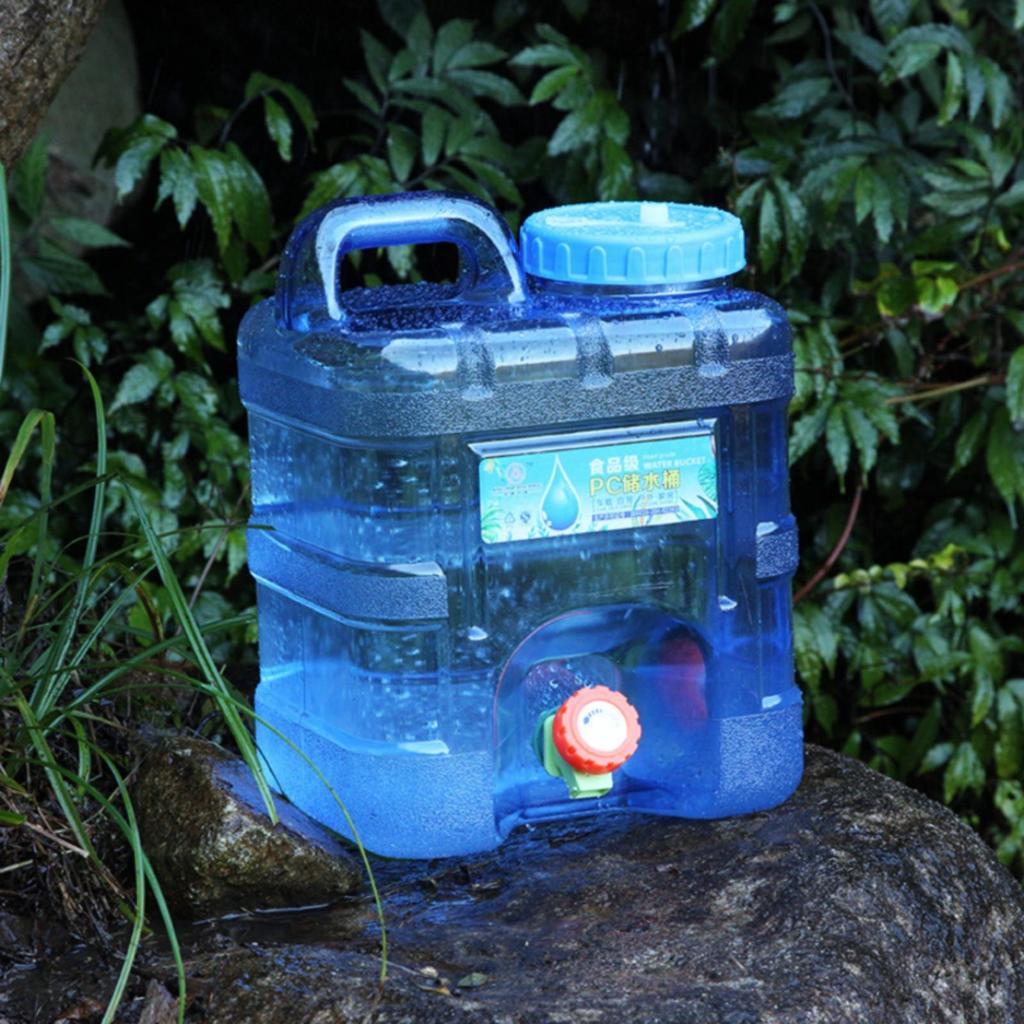 Water Bucket with Effortless Fill Spigot To Container Lightweight for