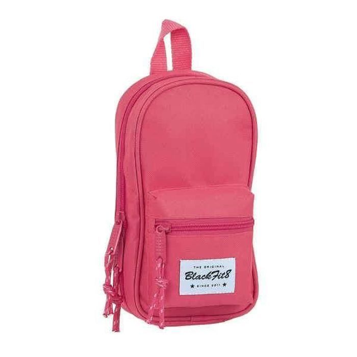 Plumier sac à dos BlackFit8 Rose - BlackFit8 - Enfant - Polyester - 5 L - Fermeture éclair - Poche avant avec