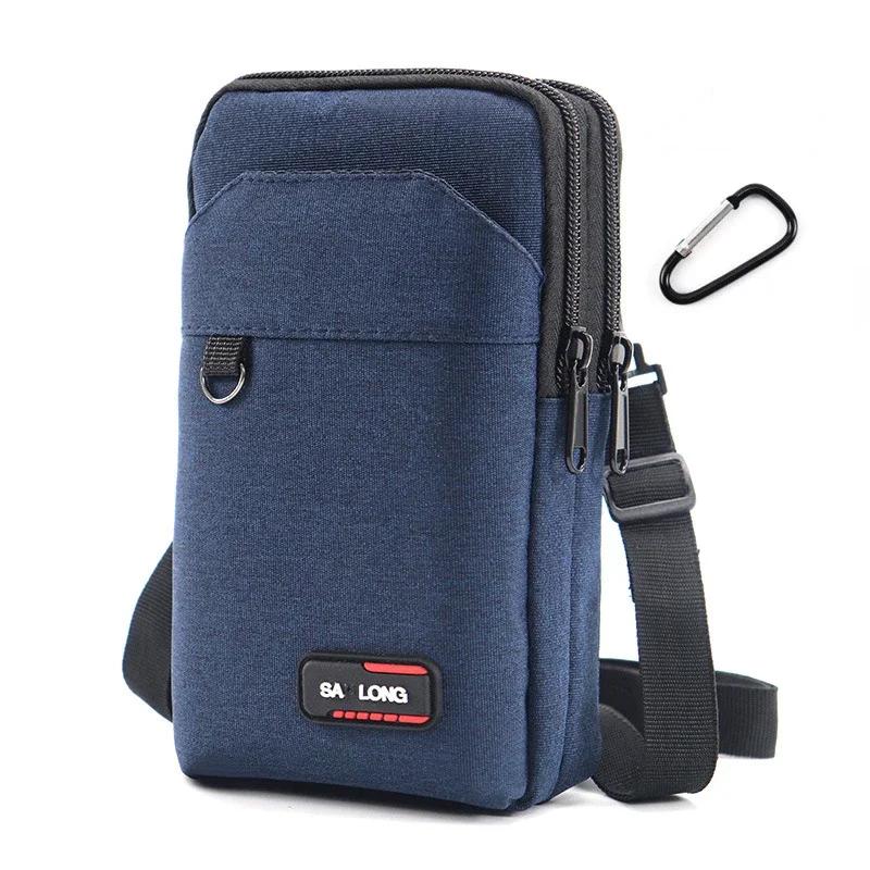 Riñonera Impermeable Bolso Capa Única/Doble Exterior Militar Cintura Fanny Pack Hombres Bolsillo para Teléfono Camping Caza Bolsa Táctica